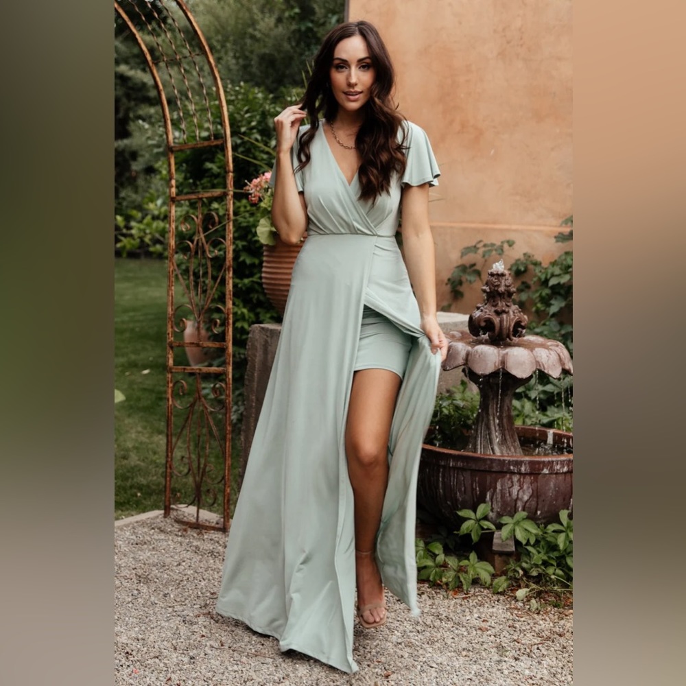 Baltic Born Monica Maxi Dress in Sage